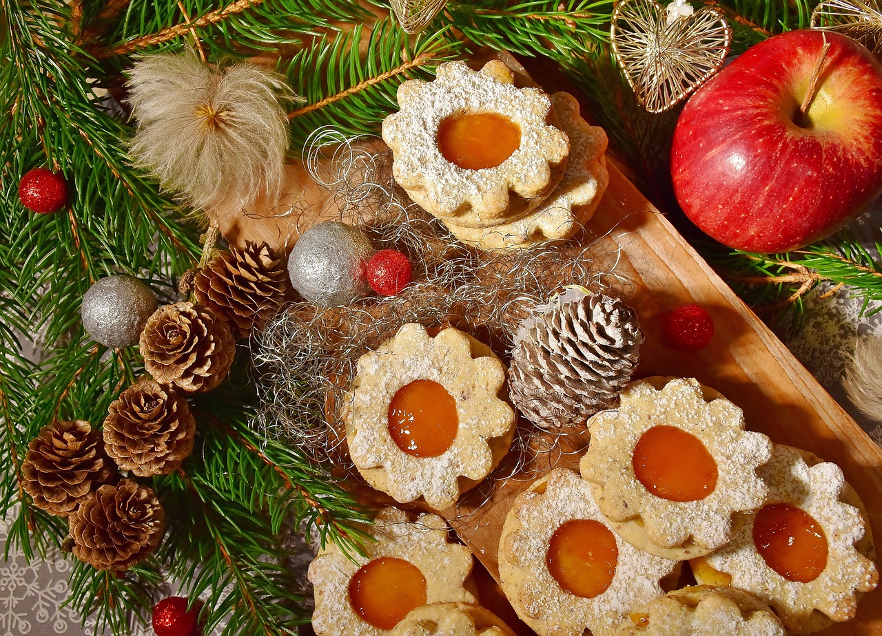 biscuit de Noël, sapin, épices