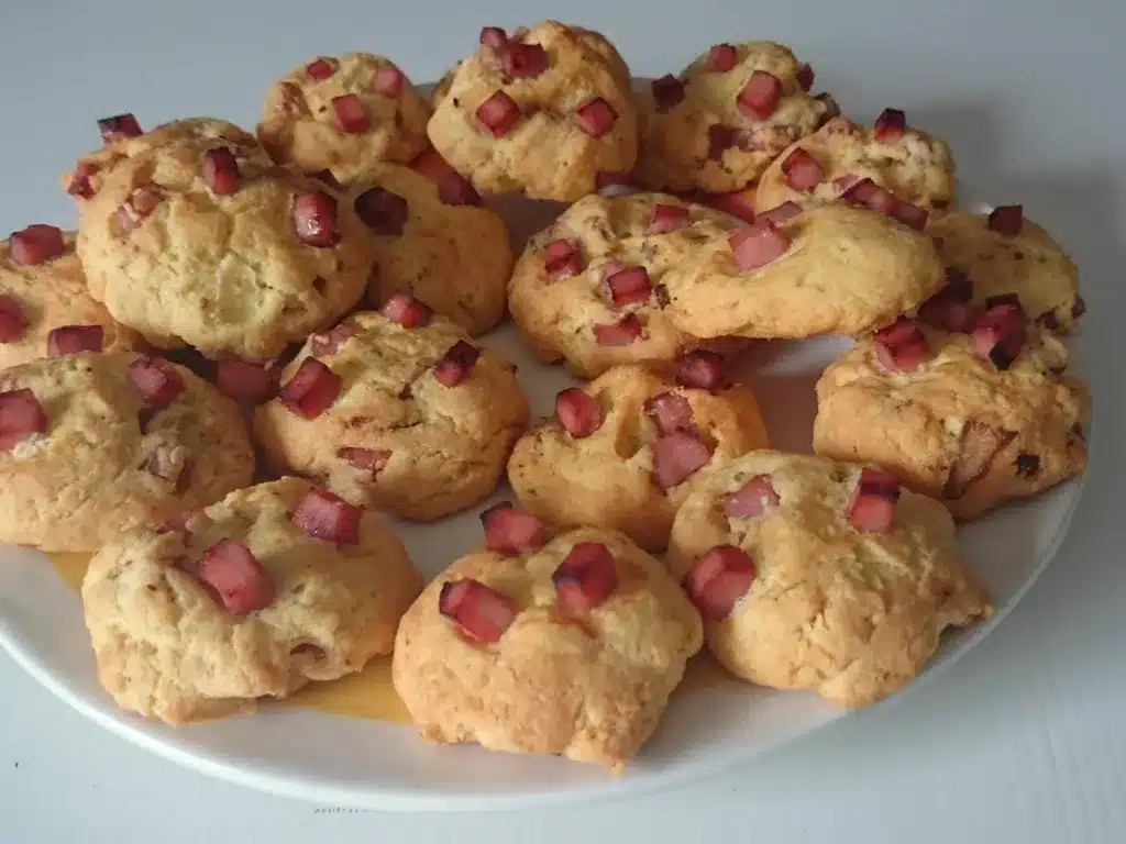 Cookies jambon parmesan dieteticienne saint-brieuc