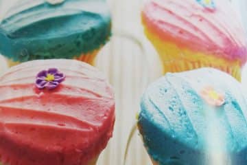 cupcakes multicolores dieteticienne saint-brieuc
