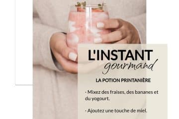 milk shake fraise banane