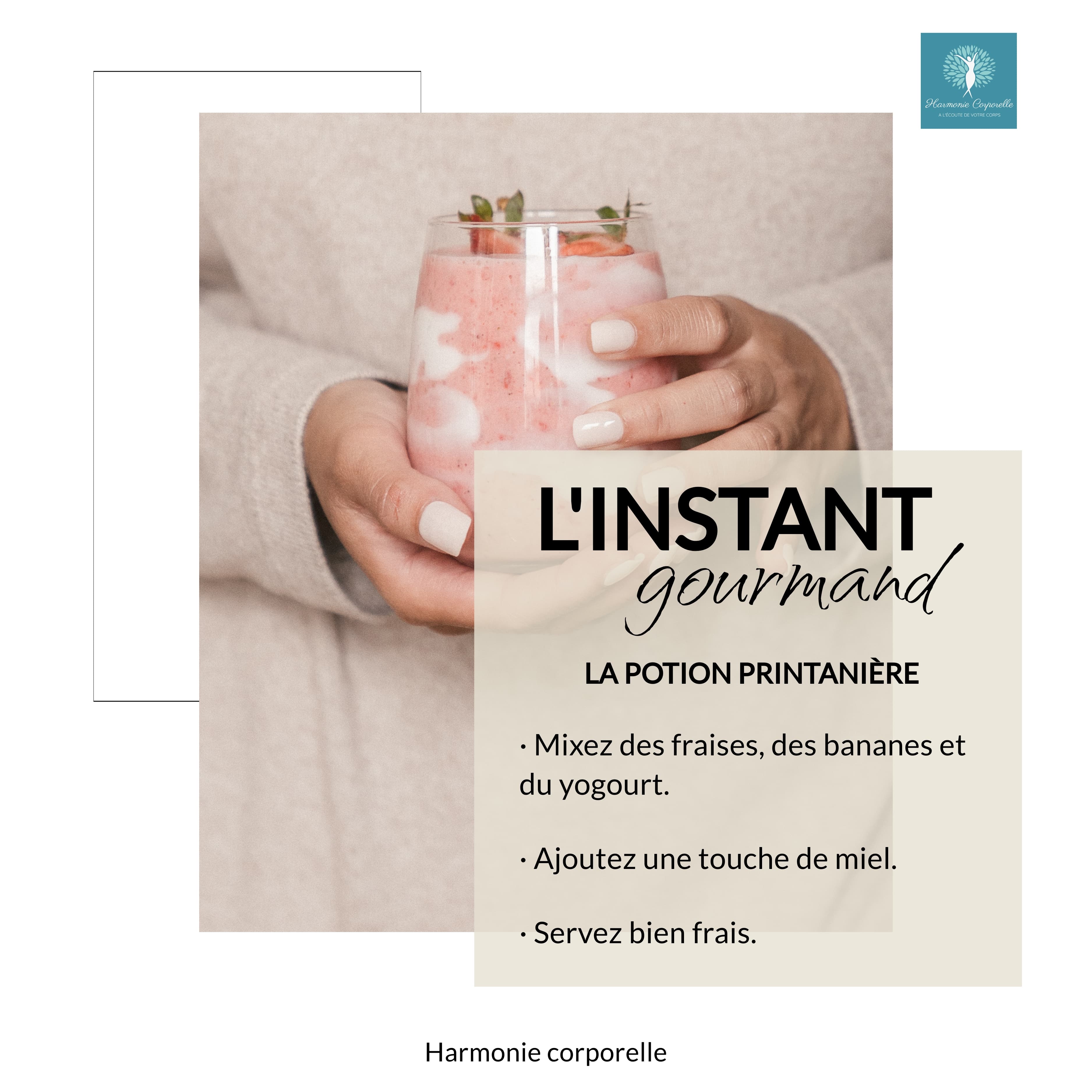 milk shake fraise banane